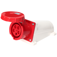 Prise de courant industrielle murale HFE IP67 380V 125A 3P+N+E
