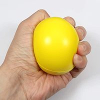 Ballon anti-stress personnalisé en mousse PU avec logo, pour basket-ball, football, baseball, rugby, ballon de foot, ballon anti-stress rond