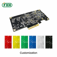 Fabricant OEM de cartes PCBA de contrôle industriel de marque FXH, service d'assemblage de cartes PCB/PCBA personnalisées en gros, échantillons, carte de circuit électronique verte