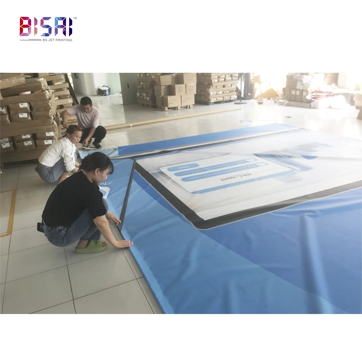 Direct factory supply size color cheap custom printing backdrop large canvas banners