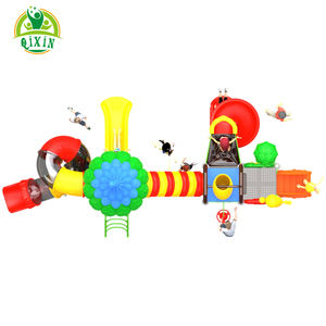 Glissière en acier galvanisé Seaux en PEBDL pour parc aquatique Glissière en plastique pour jardin Playhouse Garderie École Durable Résistant aux intempéries - Product Image 3