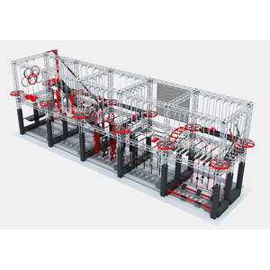 Parc d'aventure intérieur personnalisé pour adultes <span class=keywords><strong>Ninja</strong></span> Course, parcours d'obstacles <span class=keywords><strong>Ninja</strong></span> <span class=keywords><strong>Warrior</strong></span> pour enfants avec parcours de blocs en mousse - Product Image 2