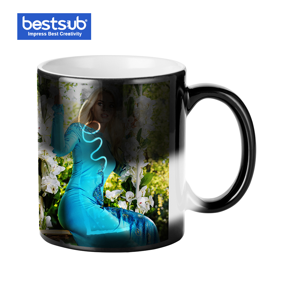 11oz sublimación grabado taza cambiante del Color seguir B2CBDK-KM