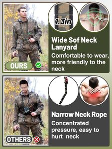 Vịt gọi dây buộc dệt ngỗng gọi 10 vòng có thể tháo rời Vịt Còi dây buộc cho Thợ Săn động vật ăn thịt bánh ngoài trời phụ kiện Camo - Product Image 2