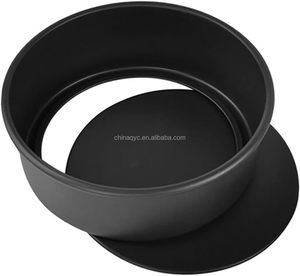 Bandeja Redonda Antiadherente <span class=keywords><strong>para</strong></span> Pizza con Orificio Central, de Acero al Carbono, <span class=keywords><strong>para</strong></span> Hornear con Calor Uniforme, Utensilio <span class=keywords><strong>para</strong></span> Hornear Pizza Casera - Product Image 1