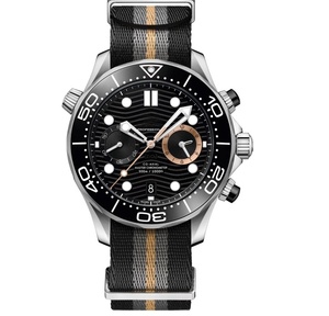 Reloj Omega con Movimiento de Titanio, Maestria Artesanal, Reloj de Buceo para <span class=keywords><strong>James</strong></span> Bond <span class=keywords><strong>007</strong></span>, Versión con Cristal de Zafiro en la Correa - Product Image 6
