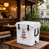 Glacière rotomoulée en PE 33QT, robuste, de qualité alimentaire, isotherme, portable, pour usage commercial extérieur