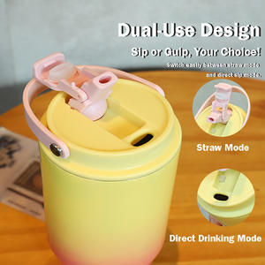 Vasos Térmicos de Acero Inoxidable con Logotipo Personalizado, 20oz/30oz, Pintura en Aerosol, Taza de Viaje para Café con Asa - Product Image 2