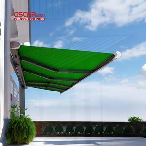 Auvent rétractable robuste pour porte et fenêtre, style semi-cassette, idéal pour patio extérieur, balcon, auvent cassette France - Product Image 1