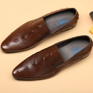 Men's Dress <b>Shoes</b> Fashion Tassel Soft Cow Genuine Leather Business <b>Shoes</b> Office Pointed Flats Oxford Casual <b>Shoes</b> - Product Image 5