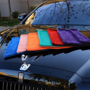 Serviette de séchage pour <span class=keywords><strong>voiture</strong></span> en microfibre torsadée Premium 1200-1400GSM, ultra absorbante, sans ourlet, pour l'entretien et le <span class=keywords><strong>lavage</strong></span> automobile - Product Image 4