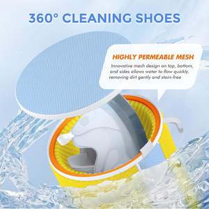 ถุงซักรองเท้าแบบซิป ใช้ซ้ำได้ ทนทาน สำหรับซักเครื่อง - Product Image 2