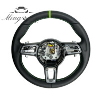 Volant en cuir pour Porsche Panamera Macan Cayenne Taycan 718 Cayman GT4 RS 911 Carrera Targa 911 GT3 911.2 991 992 GT2