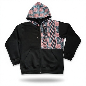 ROYAL KIMONO Sweat à capuche personnalisé pour homme et femme, 320 g/m², 100 % coton, fermeture éclair quart de tour, respirant, qualité supérieure, panneau de sublimation - Product Image 1