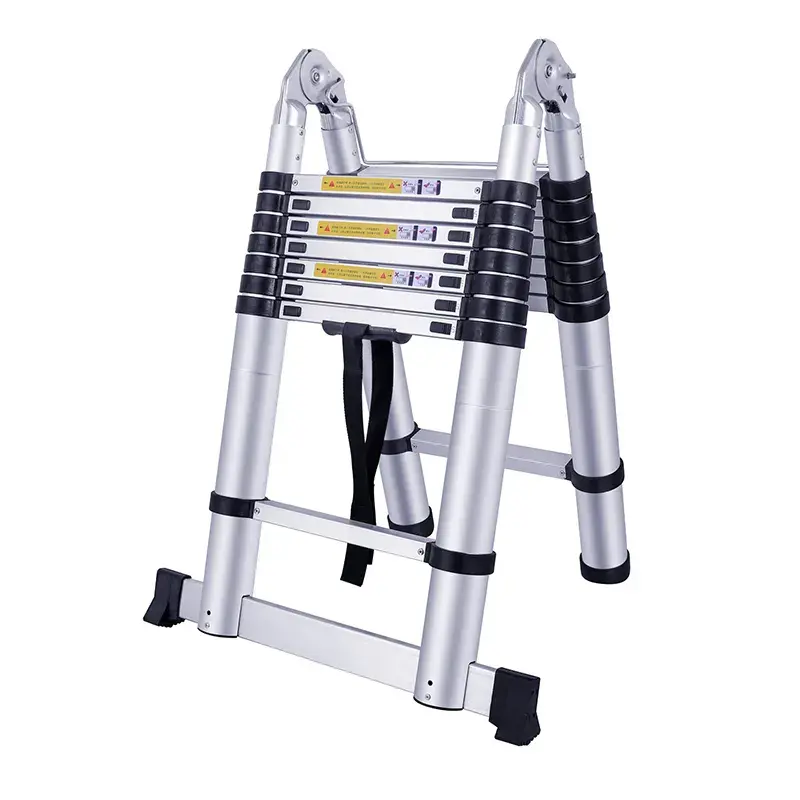 Uni-Stille Producerende Handige Multifunctionele Aluminium Ladder Industriële Treden Vouwbare Telescopische Aluminium Ladder FL-T3032