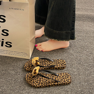 Nuove Ciabatte Leopardate <span class=keywords><strong>da</strong></span> <span class=keywords><strong>Donna</strong></span>, <span class=keywords><strong>Sandali</strong></span> Piatti Leggeri <span class=keywords><strong>da</strong></span> <span class=keywords><strong>Spiaggia</strong></span> per Attività Estive all'Aperto, Alla Moda con Clip - Product Image 6