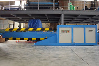 Machine industrielle de fabrication de conduits ovales plats pour système de ventilation HVAC avec panneau de commande LCD et portée de bras 150mm