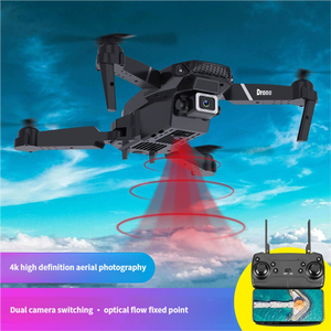 Độ bền lâu dài có thể gập lại <span class=keywords><strong>RC</strong></span> máy bay E88 với 4K máy ảnh và tránh chướng ngại vật người mới bắt đầu của điều khiển từ xa đồ chơi Quà tặng - Product Image 3