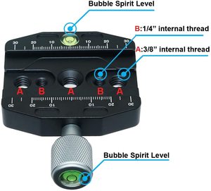 Yitai CL-70N Máy Ảnh Kẹp Phát Hành Nhanh Chóng Kẹp Cho Tripod Monopod Bóng Đầu Tương Thích Với Arca Thụy Sĩ Phong Cách - Product Image 2