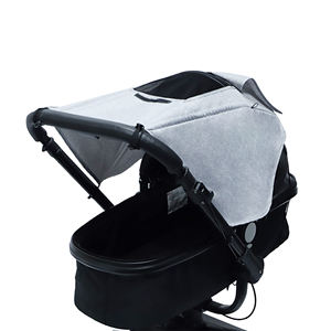 Pare-soleil universel pour poussette, housse occultante pour poussette de bébé (0-6 mois), visière pare-soleil, protection contre le vent - Product Image 1