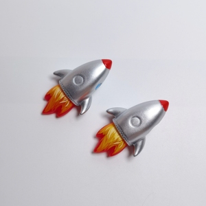 100 mini-rocket astronautes miniatures pour jardin féerique, décoration de gâteau <span class=keywords><strong>maison</strong></span> de poupée DIY, décorations de planètes, ornements de pâtisserie pour enfants - Product Image 4