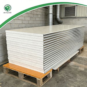 Pannello Sandwich Isolato in EPS da 150mm Personalizzato, Rivestimento in Metallo, Pannelli in Acciaio e Schiuma, Ignifughi e Insonorizzati per Costruzioni Edili - Product Image 3