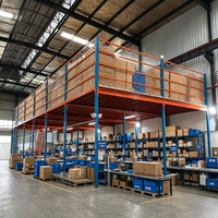 Plateforme de Stockage Modulaire en Acier pour Mezzanine à Conception Libre : Ajoute un Rangement Multi-Niveaux pour Usine, Rayonnage et Plateforme de Stockage de Palettes