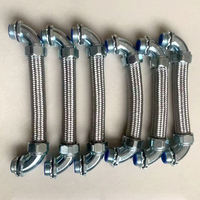 Maßgefertigter Edelstahl-Schlauch Kabelschutz Flexibles Rohr SS Geflochtenes Metallkabelschutzrohr