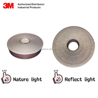 Cinta Reflectante 3M 8910 Scotchlite, Material Retroreflectante Personalizado para Exteriores, Cinta de Seguridad con Cierre de Gancho y Bucle, Tela Reflectante para Chalecos