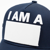 Gorras Trucker Personalizadas de Malla Transpirable con Logotipo Bordado en 3D, Diseño de 5 Paneles, Gorra Trucker Deportiva para Exteriores