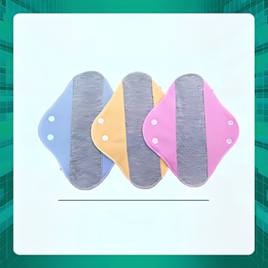 Tampons en coton antibactériens en graphène lavables, protège-slips réutilisables imperméables pour femmes et personnes âgées, anti-fuites pour l'<span class=keywords><strong>incontinence</strong></span> - Product Image 1