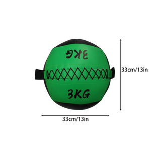1-12KG Non-Slip Portable <b>Weight</b> Ball 33CM Professional Sports Wall Ball for Balance & Fitness Workout - Product Image 2