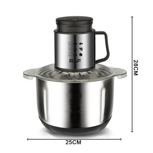 RAF Multifunctional Food Processor High Power Large Capacity Mixer Six-Blades Spiral Sharp Blades Good Quality Safety - Product Image 1
