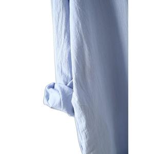 OEM Chemises de nuit en lin à manches longues pour femmes <span class=keywords><strong>Pyjamas</strong></span> Boutons Pyjama en coton Robe de nuit Robe Femme Garçon Ami Robes de pyjama - Product Image 4