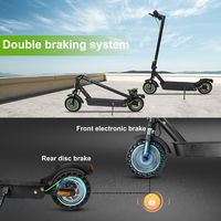 E9MAX Scooter Eléctrico Plegable de 2 Ruedas, Fabricado en China, para Adultos, Ligero, Inteligente, Unisex, con Motor Potente