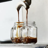Botol Kaca Mini Kedap Udara Grosir, Stoples Espresso, Botol Sampel Rempah-rempah dan Selai Kosong untuk Penyimpanan Makanan