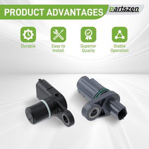 Partszen Camshaft Crankshaft Position Sensor 12615371 12615626 for Buick Cadillac GMC - Product Image 2