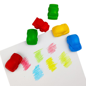 Custom Logo High Quality Non Toxic 3D Car Shape Crayon for Children Promotional <b>Drawing</b> Crayons for Kids - Product Image 2