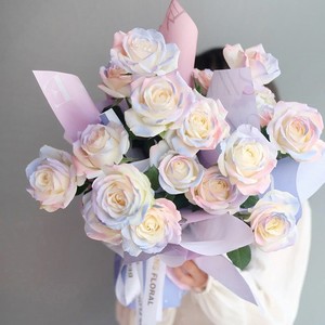 Suministro de fábrica, 450mL de flores de pintura en aerosol, colorante de estilo occidental de seda de diferentes colores para el Día de San Valentín, Año Nuevo, OEM Bienvenido - Product Image 4