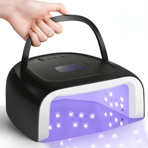 Lampe à ongles UV LED sans fil rechargeable 60W avec capteur automatique, séchoir à gel avec écran LCD pour la maison et le salon - Product Image 1