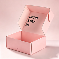 Boîte en carton ondulé robuste, recyclable et écologique avec noyau cannelé renforcé et conception réutilisable
