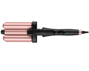 Rizador de Pelo <span class=keywords><strong>Triple</strong></span> Barrel Beach Waver para Uso en Seco y Húmedo, con Diseño Anti-Quemaduras y Seguro, Apto para Principiantes y Uso Diario - Product Image 5