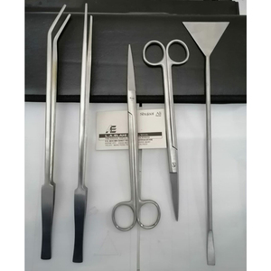 Juego de Pinzas para Acuario 2026, Pinzas Largas de Acero Inoxidable Curvas y Rectas, Tijeras para Alimentación de Acuario, Kit de Herramientas de Mantenimiento (3 Piezas) - Product Image 6