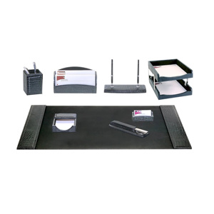 Branded Manager Executive Office Accessoires <span class=keywords><strong>de</strong></span> <span class=keywords><strong>bureau</strong></span> en cuir véritable Organisateur <span class=keywords><strong>de</strong></span> <span class=keywords><strong>bureau</strong></span> Cadeau Ensembles <span class=keywords><strong>de</strong></span> bureaux - Product Image 1