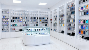 Accessori per telefoni cellulari <span class=keywords><strong>vetrina</strong></span> <span class=keywords><strong>vetrina</strong></span> in vetro <span class=keywords><strong>con</strong></span> LED pesante per negozi e centri commerciali - Product Image 2
