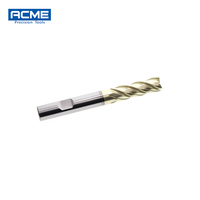 Fraise à queue carrée CNC en carbure à 4 cannelures D12*100mm HRC65 pour machines à fraiser, acier inoxydable et alliage de titane