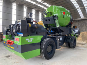 Machines de construction de moteur diesel résistantes de capacité du camion 6m3 de mélangeur concret 4x4 avec le tambour de la rotation 360 - Product Image 4