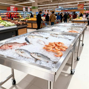 Équipements de réfrigération pour fruits frais, légumes, viande, poisson, caisses, chambre froide, étagères de supermarché, boîte réfrigérante, vente chaude MBC - Product Image 1