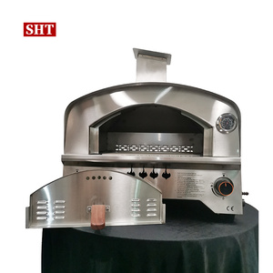 Four à <span class=keywords><strong>pizza</strong></span> professionnel de petite taille pour l'extérieur, en acier inoxydable, 12 pouces, à <span class=keywords><strong>gaz</strong></span> GPL - Product Image 1