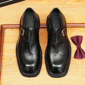 Zapatos de Vestir Formales de Negocios de Alta Gama, Casuales y Modernos, de Cuero para Hombre - Product Image 2
